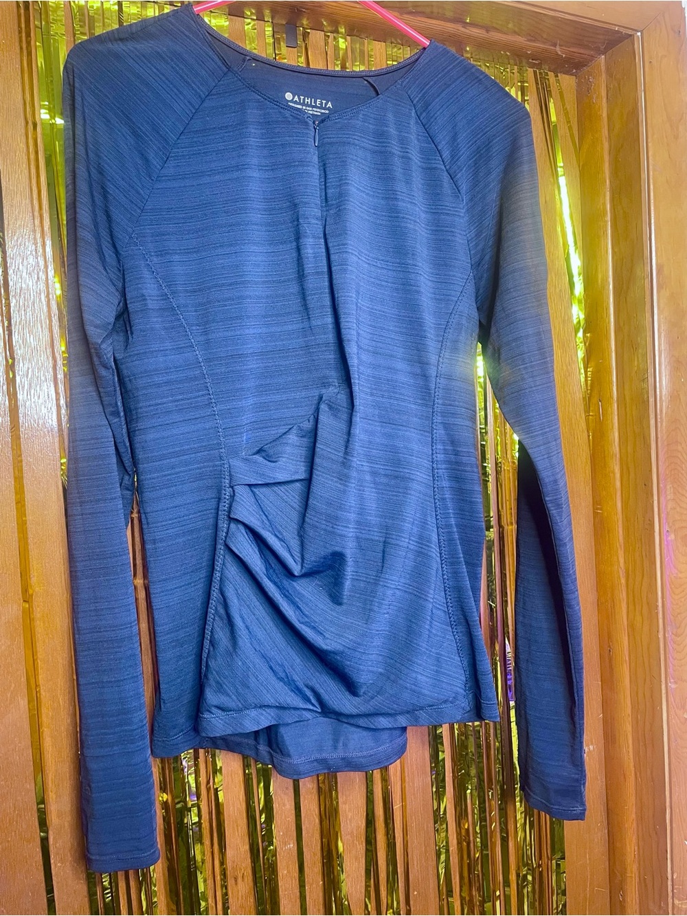 Athleta Deep Navy Performance Long Sleeve Top
